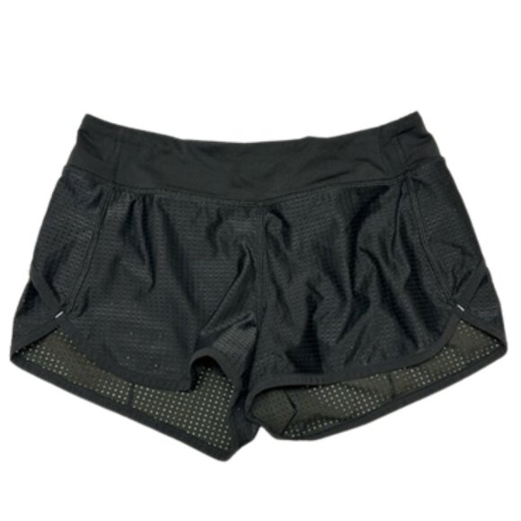 LIKE NEW! Ivivva Black Mesh Speedy Short - Picture 1 of 12